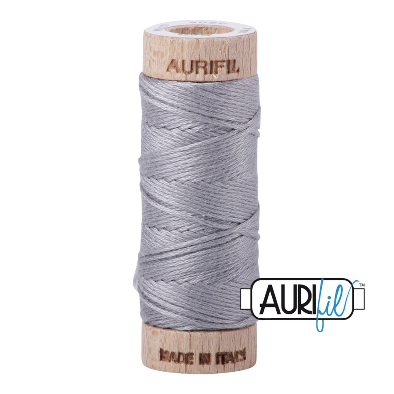 Grey (2605) | Aurifloss Small Spool (18M / 18Y) | Aurifil Thread